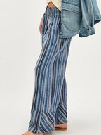 Striped Wide Leg Pants (3)