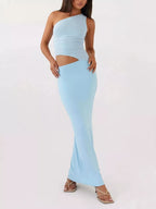 Full Size One-shoulder Top Maxi Skirt Set Plus (9)
