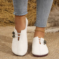 Round Toe Flat Slip-ons (2)