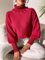 Turtleneck Long Sleeve Sweater (3)