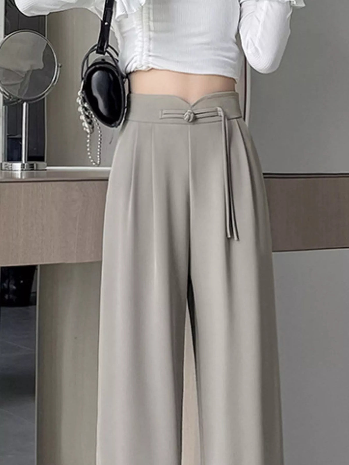 High-waisted Wide-leg Pants (9)