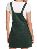 Corduroy Wide Strap Overall Dress (9)