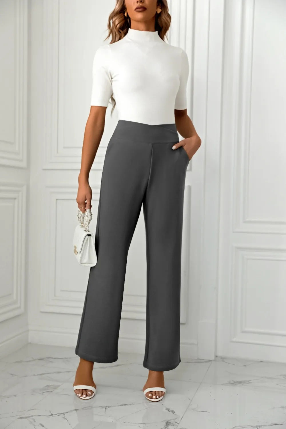 High Waist Straight Leg Pants (17)