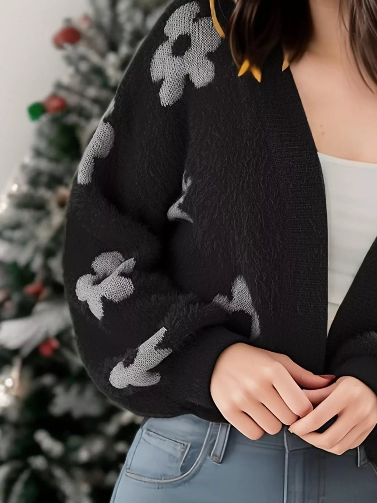 Floral Open Front Cardigan (17)