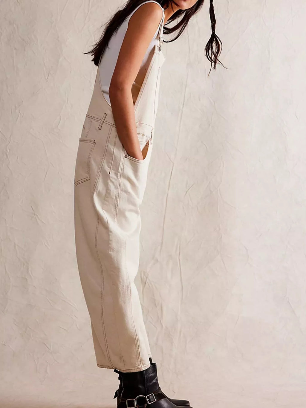 Wide Strap Wide Leg Denim Overalls (16)