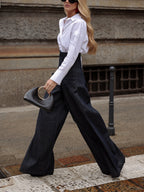 Elegant High-waist Wide-leg Jeans photo 11