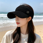 Knitted Baseball Cap Outdoor Sports Sun Hat photo 1