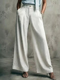 High-waisted Wide-leg Pants