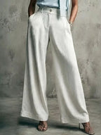 High-waisted Wide-leg Pants