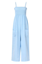 Smocked Spaghetti Strap Wide Leg Jumpsuit (14)