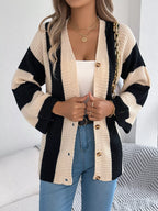 Block Button-up Cardigan (6)