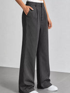 Striped Wide-leg Pants (14)
