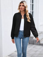 Textured Zip Up Jacket (15)