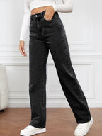 High Waist Straight Jeans (8)