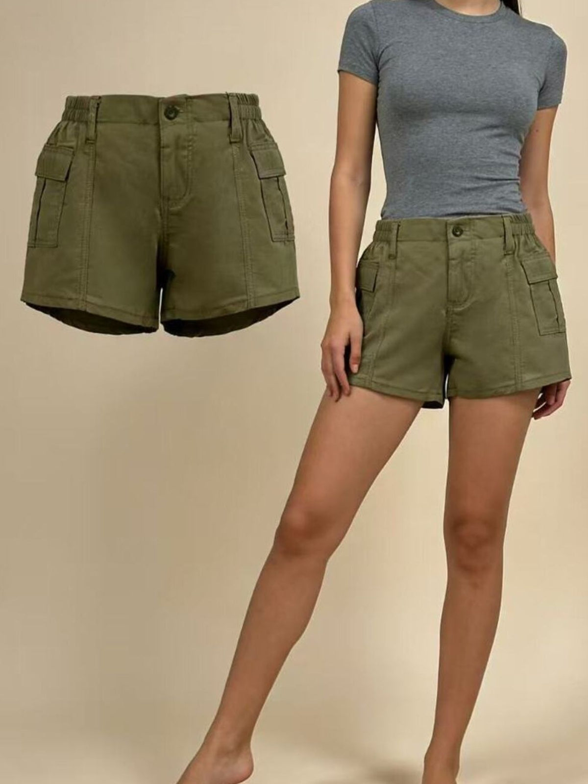 Casual Pocketed Shorts (7)