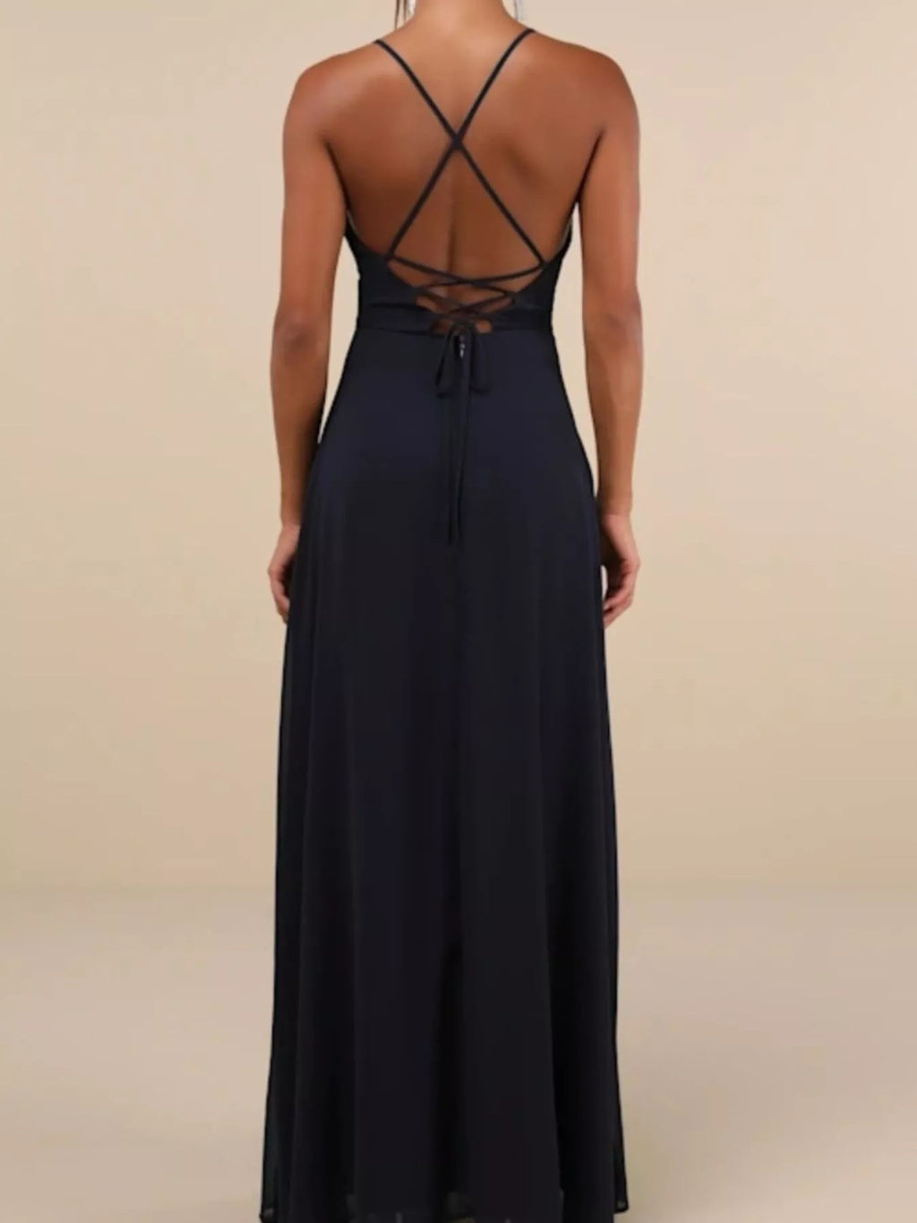 Crisscross Back Slit Maxi Dress (11)