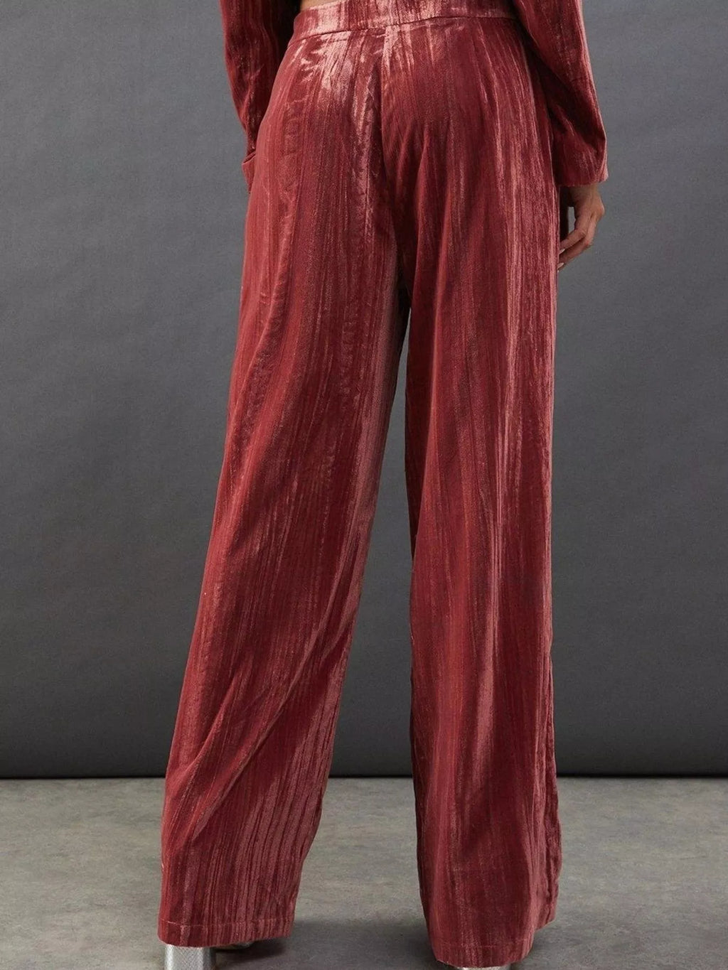 Velvet Lapel Collar Blazer Pants Set (15)