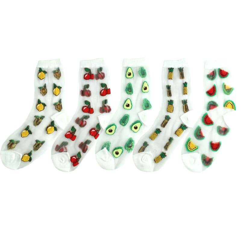 Lightweight Sheer Glass-fiber Cotton Socks photo 4