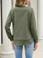 Textured Crew Neck Sweatshirt (21)