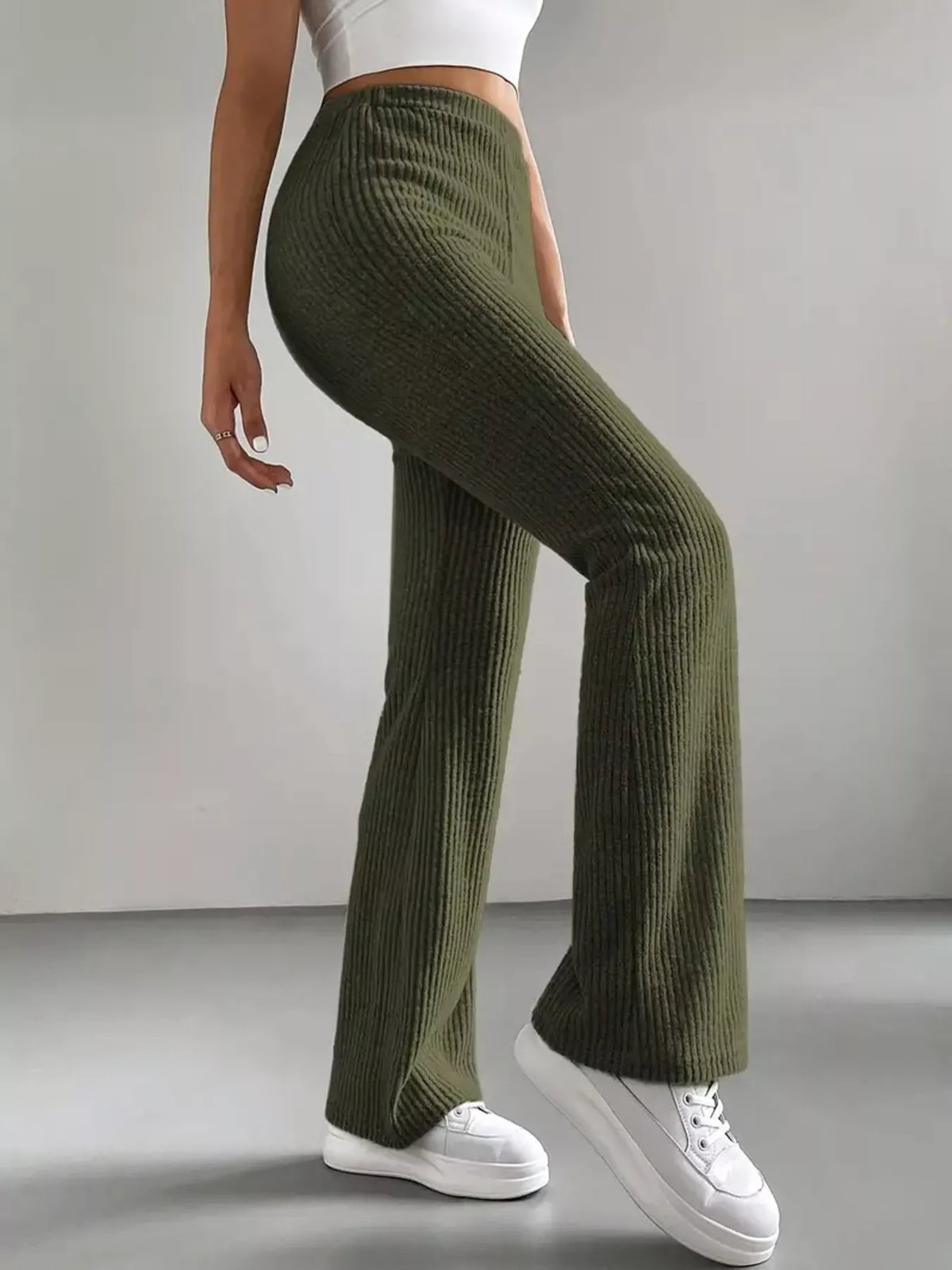 High Waist Flare Pants (2)