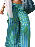 Contrast Striped Wide Leg Pants (16)