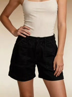 Pocketed Denim Shorts (5)
