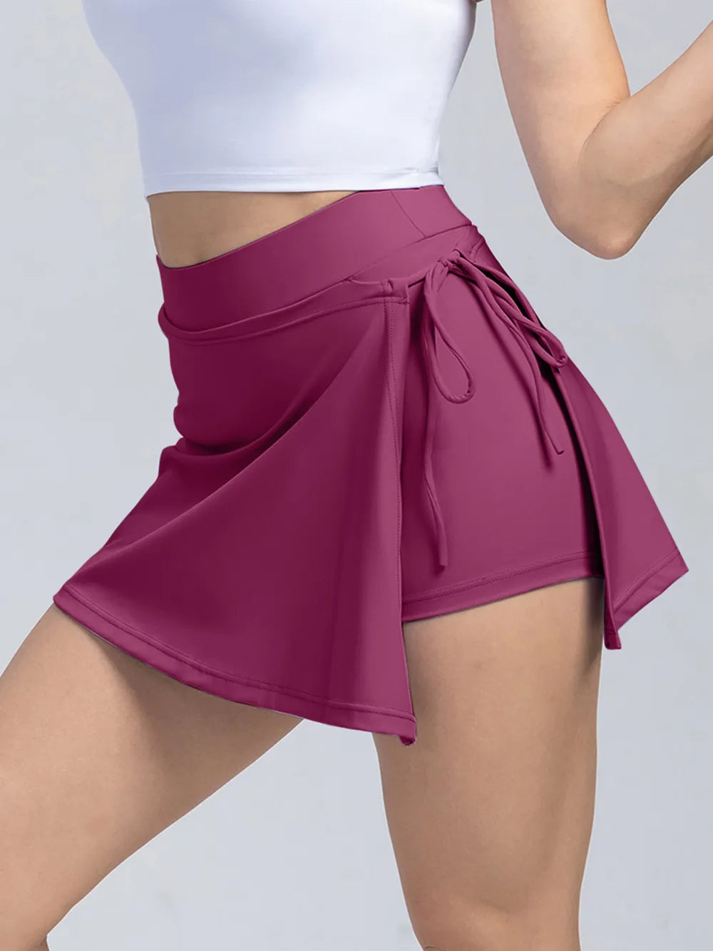 High Waist Active Skort Pockets (26)
