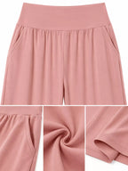High-waisted Wide-leg Pants (4)