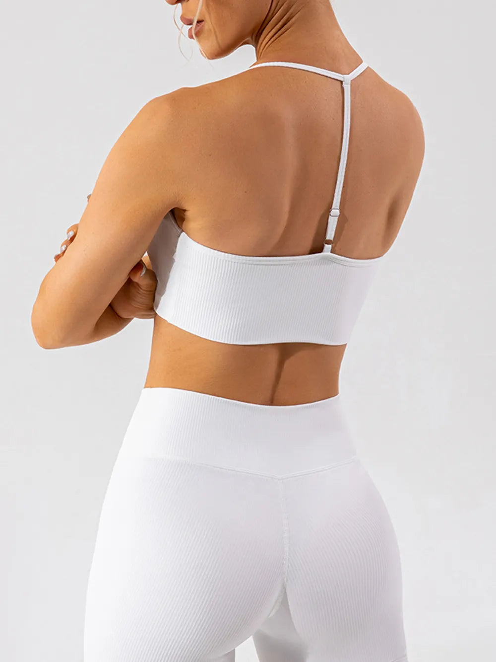 Spaghetti Strap Active Bra (10)