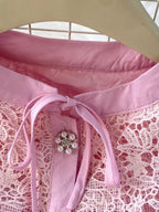Lace Button Up Top Skirt Set (6)