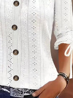 Eyelet Tie-sleeve Detail Top (3)