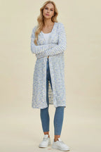 Full Size Open Front Longline Cardigan (6)