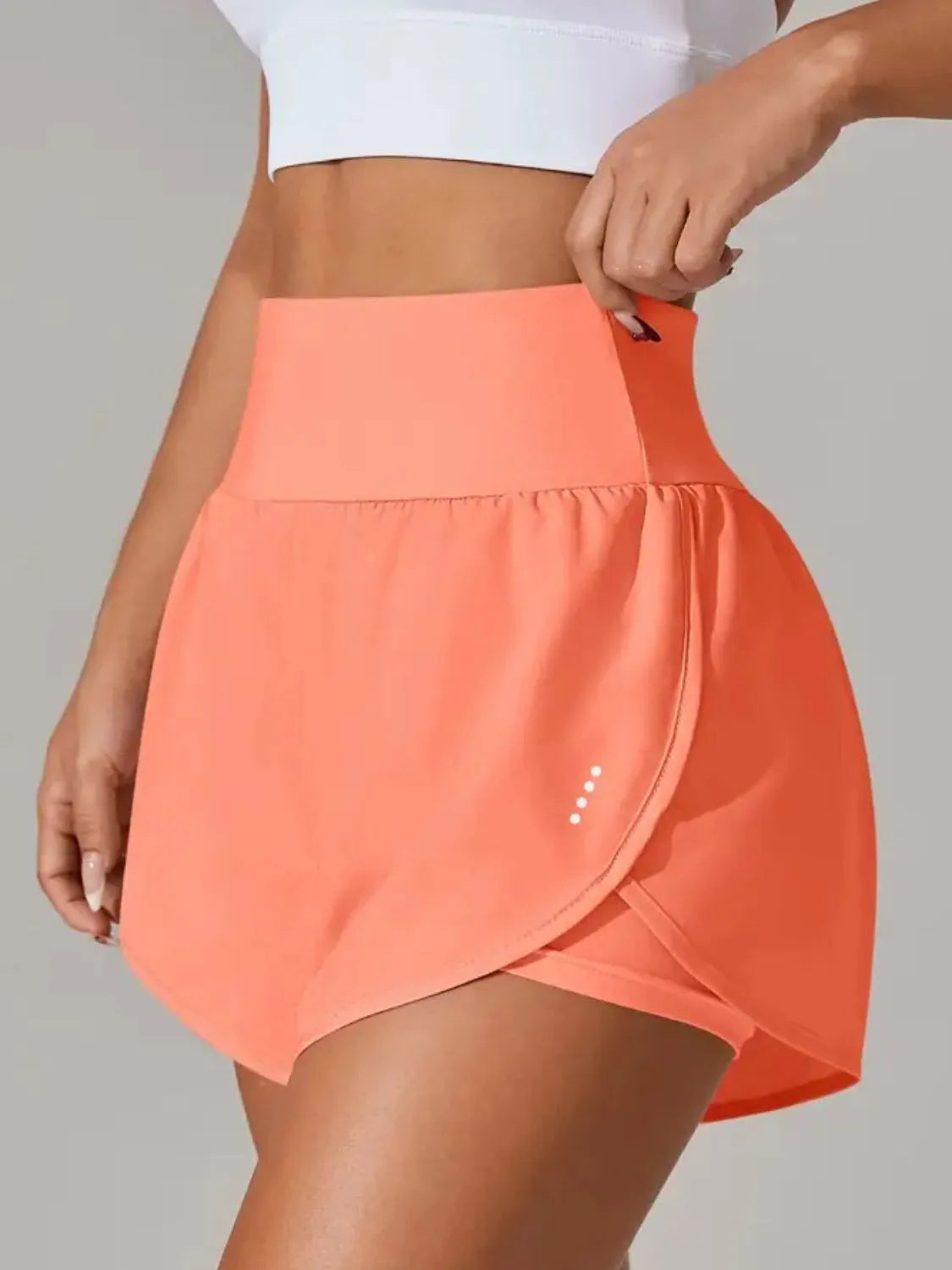 Pocketed High Waist Active Shorts (13)
