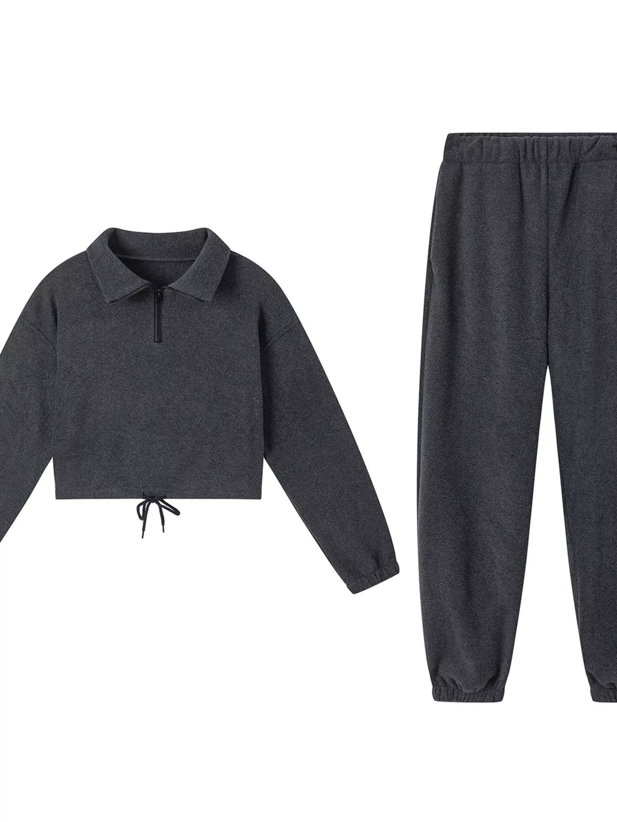 Quarter Zip Sweatshirt Pants Set (16)