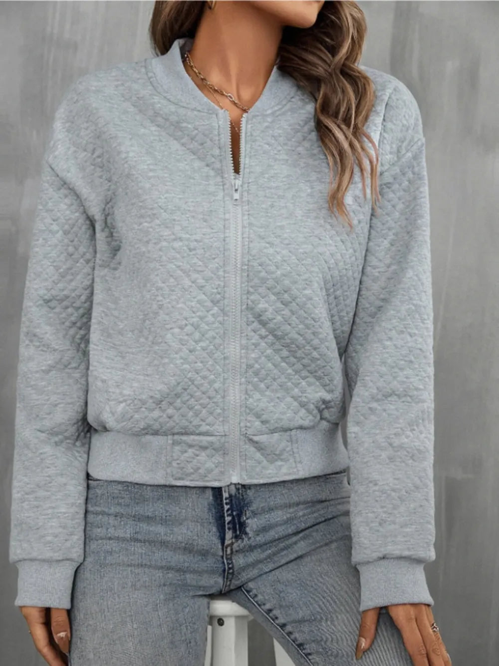Zip Up Long Sleeve Jacket (27)