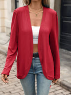 Open Front Long Sleeve Cardigan (20)