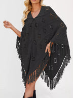 Fringe Openwork Knit Cover Up (19)