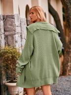 Dropped Shoulder Long Sleeve Cardigan (11)