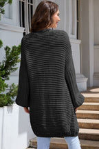 Open Front Longline Cardigan (2)