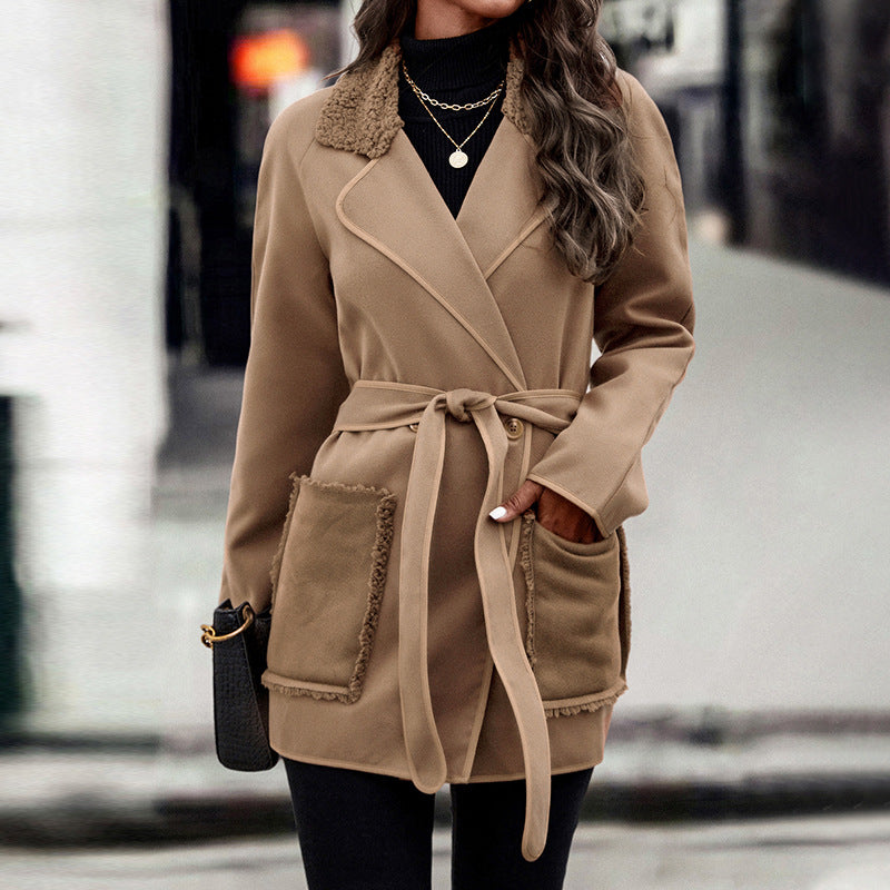 Reversible Brown Wool Coat photo 11
