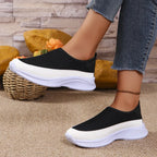 Mesh Contrast Flat Slip-ons (8)