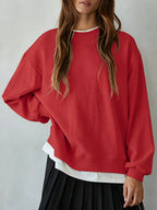 Oversized Crew Neck Sweatshirt (2)