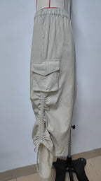American-style Denim Casual Midi Skirt photo 3
