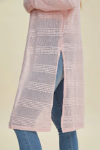 Full Size Open Front Longline Cardigan (20)