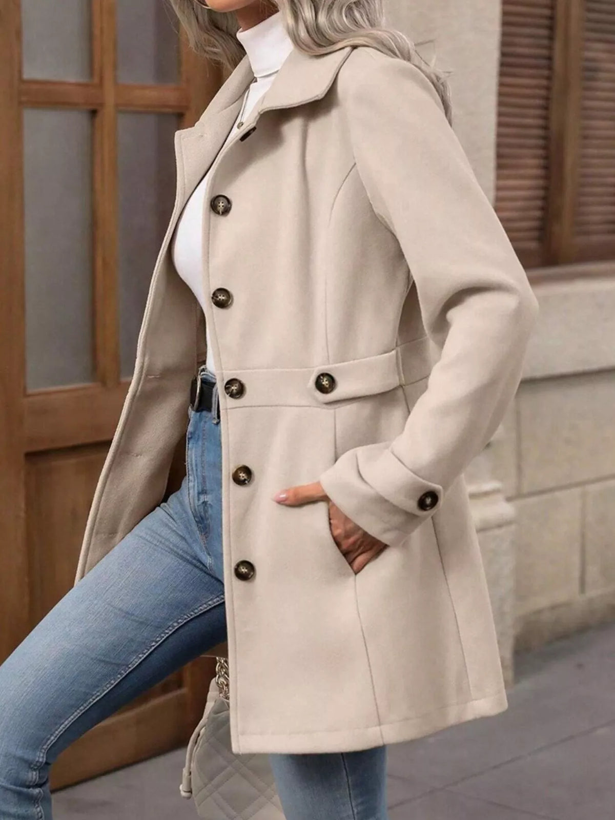 Button Up Long Sleeve Coat (3)