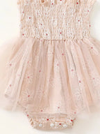 Children's Smocked Bodice Tulle Dress Headband (9)