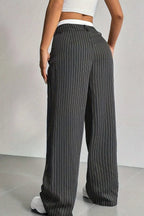 High-waisted Pinstripe Wide-leg Pants (17)