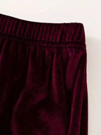 Full Size Velvet Hoodie Pants Set Plus (22)