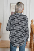 Printed Buttoned Long Sleeve Shirt (8)
