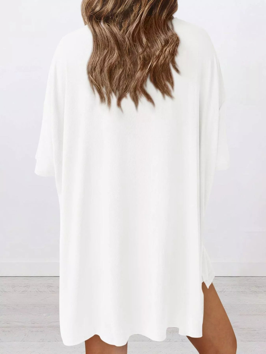 Full Size Half Sleeve T-shirt Shorts Set Plus (28)
